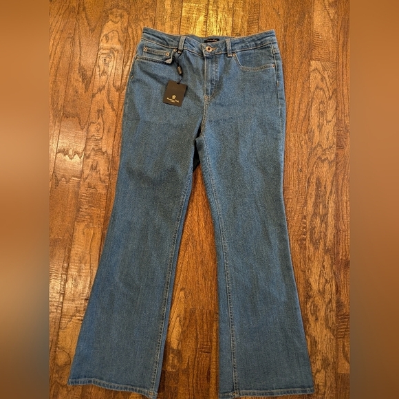 Massimo Dutti High Rise ankle flare Jeans US size 6, Eu 38 - Picture 13 of 15